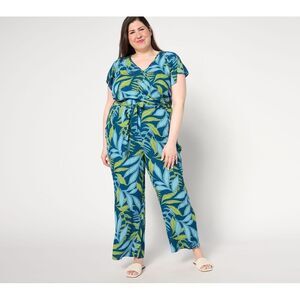 Ryan Simkhai Eyeshop Women's Petite Dress PL Wide-Leg Multi-colored